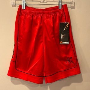 NWT, AND 1, Kids short, red size 8